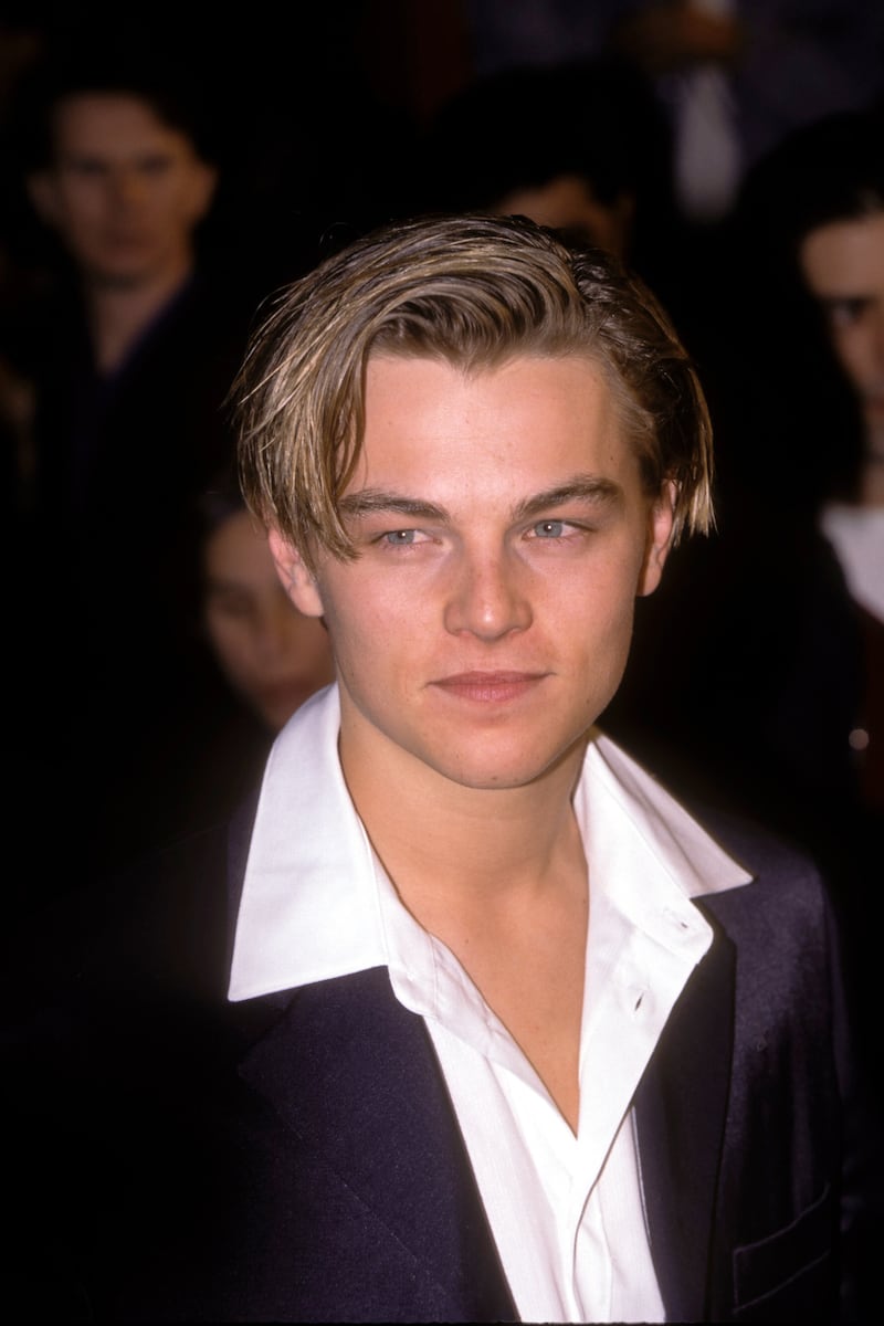 Leonardo DiCaprio attending the premiere of "Romeo and Juliet"