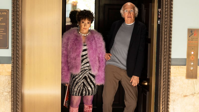 A photo including Susie Essman and Larry David in the series Curb Your Enthusiasm on HBO
