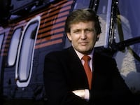 NEW YORK - AUGUST 1987: Donald Trump, real estate mogul, entrepreneur, and billionare, utilizes his personal helicopter to get around on August 1987 in New York City. (Photo by Joe McNally/Getty Images)