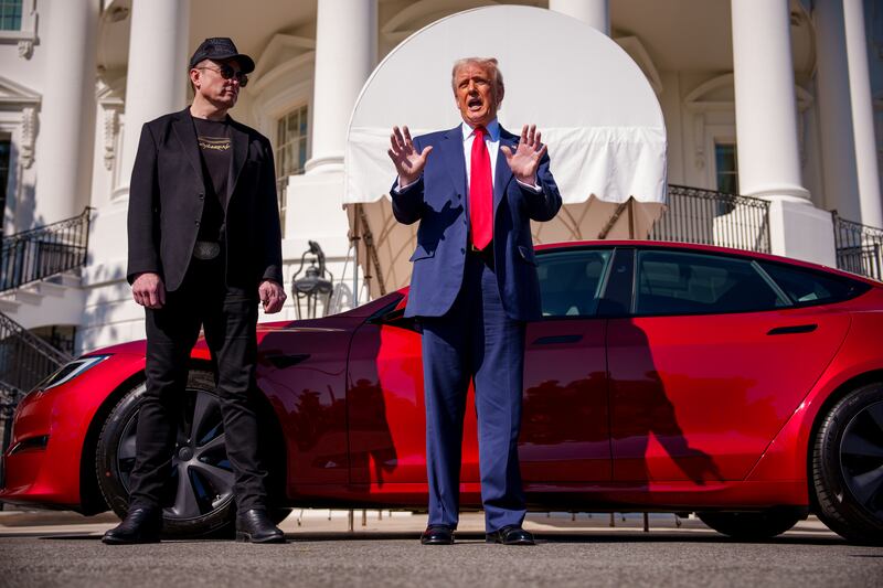 Elon Musk and Donald Trump.