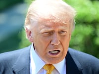 The White House is considering a plan for President Donald Trump, pictured May 12, to issue 250 pardons to mark the 250th anniversary of American independence, according to the WSJ.