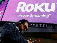 A Roku sign.