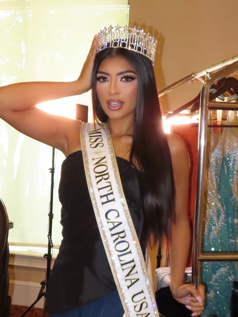 Boltinhouse wrote on Instagram, “I carry this crown with immense pride. I have the honor of becoming the first woman of Honduran heritage to represent North Carolina at Miss USA, and the first Honduran Miss North Carolina USA.”
