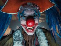 A still of Jeff Ward as Buggy The Clown in season 1 of One Piece