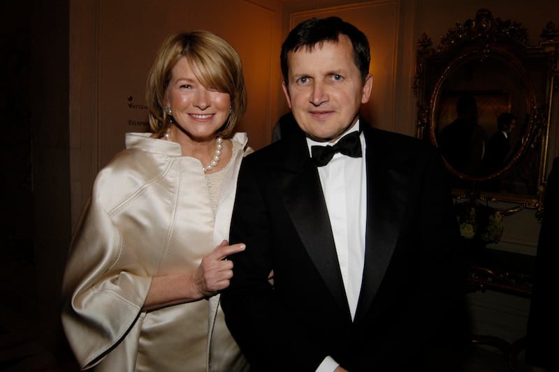 Martha Stewart with Charles Simonyi at The Russian National Orchestra's 15th Anniversary Gala in New York City in 2006.