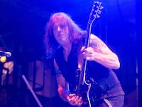 Ross "The Boss" Friedman of Dictators NYC performs on day two of Rebellion Festival