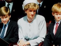 Prince William, Princess Diana, and Prince Harry