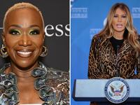 Joy Reid and Melania Trump