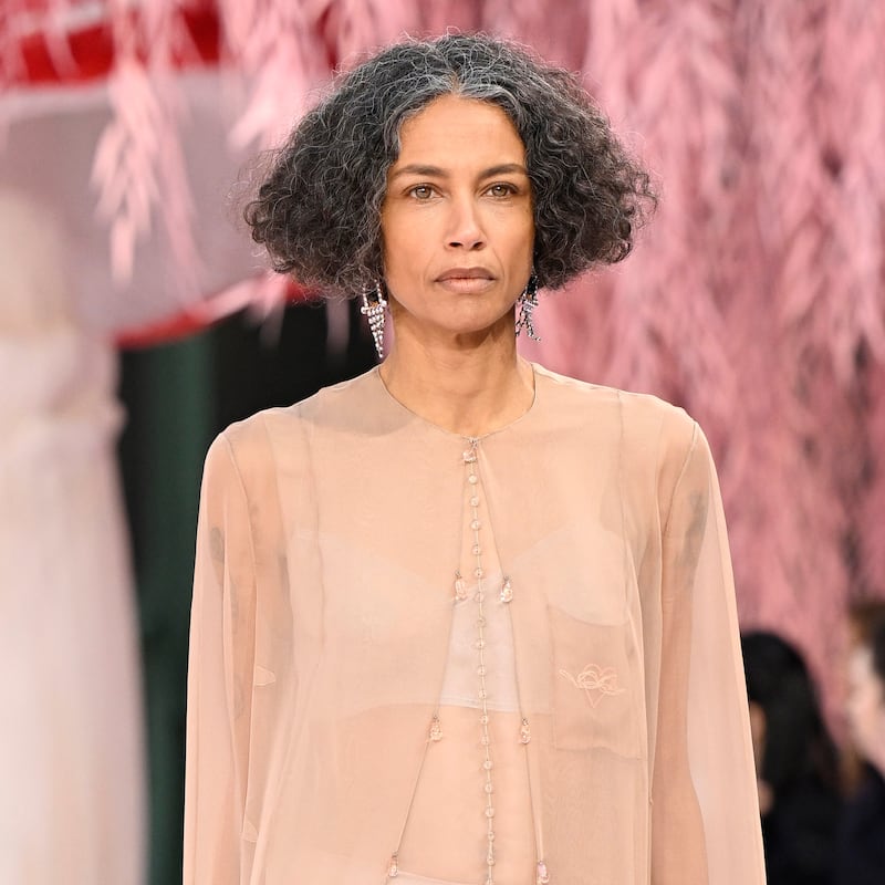 Stephanie Cavalli walks the runway during the Chanel Haute Couture Week Spring/Summer 2026 show as part of Paris Fashion Week on January 27, 2026 in Paris, France.