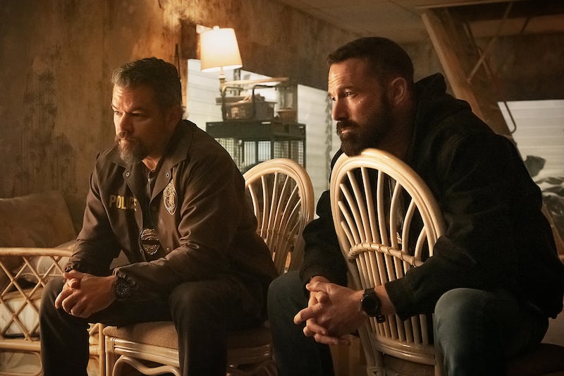 Ben Affleck and Matt Damon in The Rip.