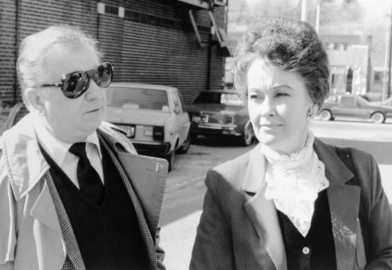 Ed and Lorraine Warren, famed American “ghost hunters,” photographed in 1980. They housed the Annabelle doll for years at their Connecticut museum. Ed died in 2006, at the age of 79, and Lorraine died in 2019, at the age of 92.