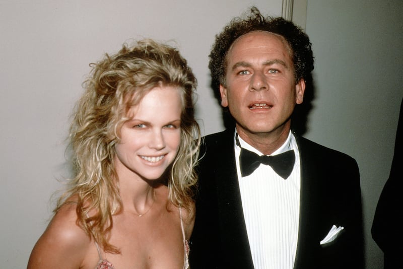 All dressed up: Art Garfunkel and Kim Garfunkel pose together circa 1990 in New York City.