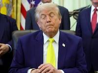 WASHINGTON, DC - JUNE 04: U.S. President Donald Trump looks on during a "Beautiful, Clean Coal" event in the Oval Office of the White House on June 04, 2026 in Washington, DC. President Trump announced a $700 million investment in funding for coal plants and energy infrastructure. (Photo by Kevin Dietsch/Getty Images)
