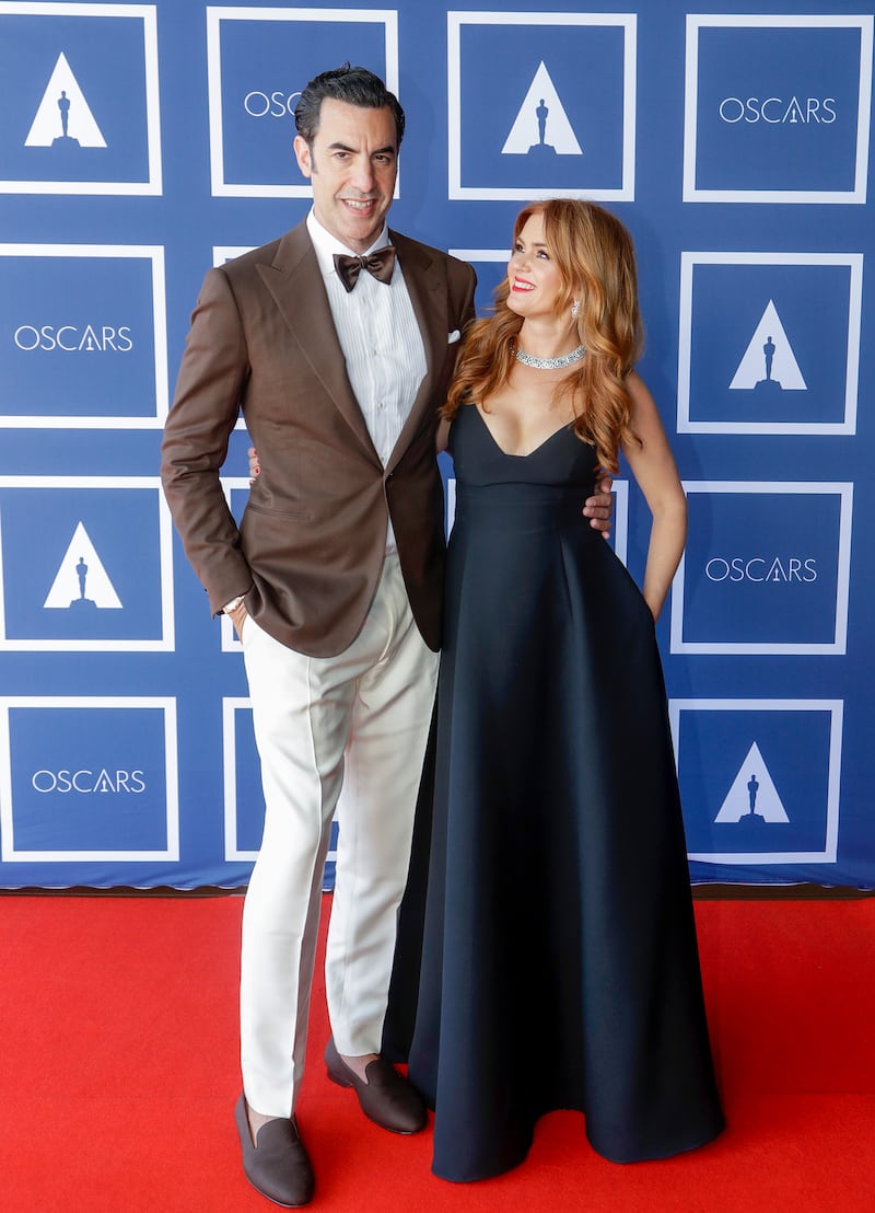 Sacha Baron Cohen and Isla Fisher