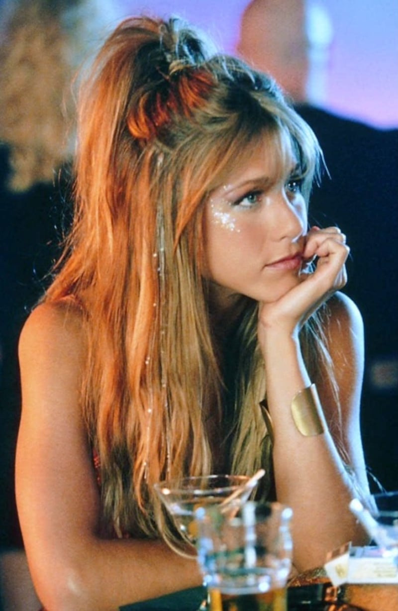 Jennifer Aniston as Emily Poule in "Rock Star" (2001)