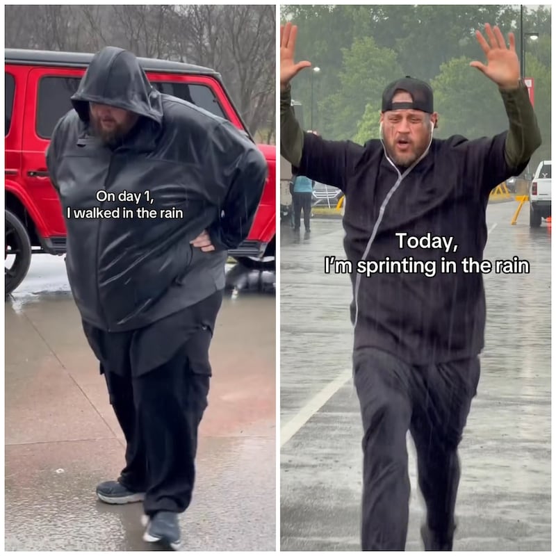 Jelly Roll’s video showed the difference from the start of his weight-loss journey to now.
