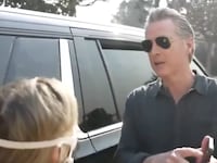 California Governor Gavin Newsom Flees Angry Citizen as L.A. Fires Rage On