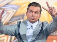 BOREHAMWOOD, ENGLAND - AUGUST 18: Paul Danan is evicted from the Celebrity Big Brother House at Elstree Studios on August 18, 2017 in Borehamwood, England. (Photo by Karwai Tang/WireImage)