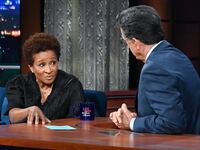 Stephen Colbert and guest Wanda Sykes