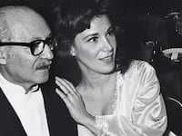 Lee Strasberg and Anna Strasberg in 1968