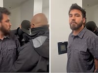 Afghan man arrested by ICE at asylum hearing.