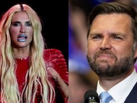 Kesha and J.D. Vance.