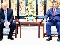 Donald Trump and Chinese President Xi Jinping