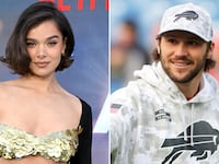Hailee Steinfeld and Josh Allen.