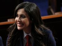 Freshman Rep. Anna Paulina Luna (R-FL) arrives on the House floor to attend U.S. President Joe Biden's State of the Union