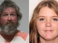 A mugshot of Patrick Scott and a photo of Valerie Tindall.