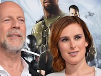 HOLLYWOOD, CA - MARCH 28: Actors Bruce Willis and Rumer Willis attend the premiere of Paramount Pictures' "G.I. Joe: Retaliation" at TCL Chinese Theatre on March 28, 2013 in Hollywood, California. (Photo by Alberto E. Rodriguez/Getty Images)