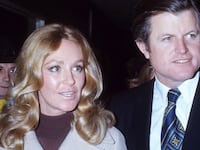 Ted Kennedy and wife Joan Kennedy circa 1971