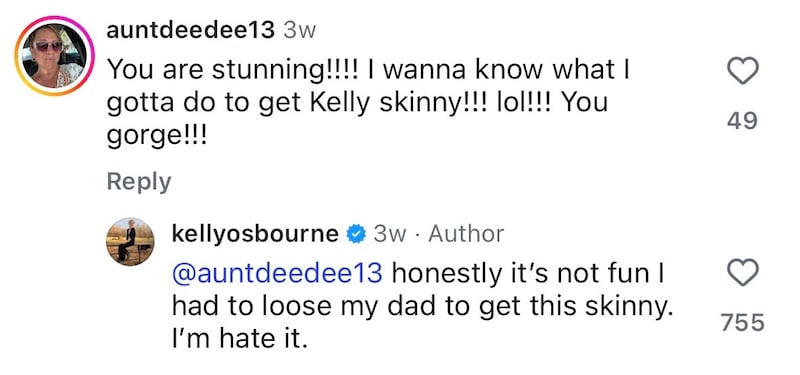 Instagram comment