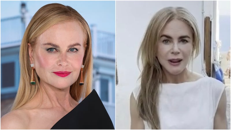 Commenters quickly picked apart Kidman's uncanny appearance.