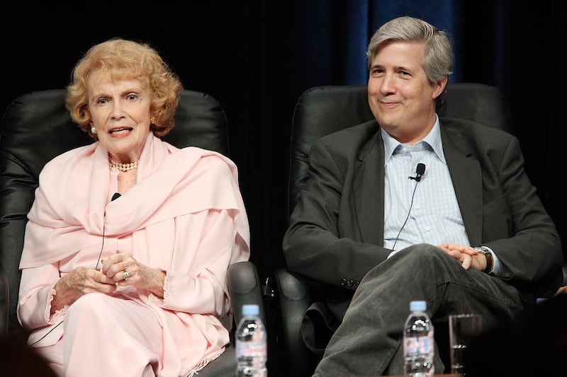 Actress Joan Leslie and filmmaker Gregory Orr 2008