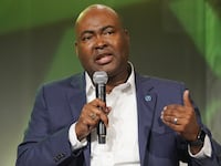 Jaime Harrison speaks onstage during the 2023 ESSENCE Festival Of Culture™ at Ernest N. Morial Convention Center on June 30, 2023 in New Orleans, Louisiana.