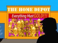 Home Depot, Donald Trumpphoto illustration