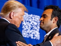 Donald Trump and Vivek Ramaswamy