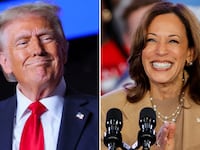 Donald Trump, Kamala Harris