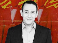 A photo illustration of Paul Reubens.
