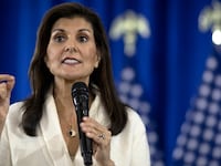 Former UN ambassador and 2024 Republican presidential hopeful Nikki Haley.