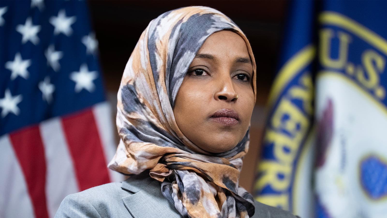 Trump has made his distaste for Ilhan Omar widely known. Tom Williams/CQ-Roll Call, Inc via Getty Images
