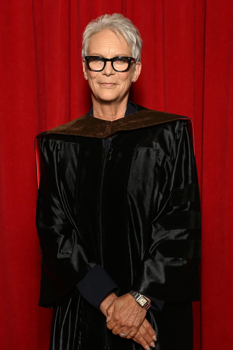 Jamie Lee Curtis at the AFI Commencement on August 10, 2024.