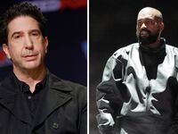 David Schwimmer and Kanye West.