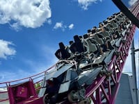 The ride malfunctioned in 86 degree heat. Theme Park Worldwide/X.