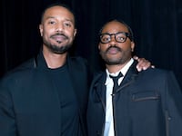 NEW YORK, NEW YORK - JANUARY 13: (L-R) Michael B. Jordan and Ryan Coogler attend the National Board of Review Annual Awards Gala at Cipriani 42nd Street on January 13, 2026 in New York City. (Photo by Kevin Mazur/Getty Images for National Board of Review)