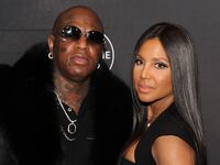 NEW YORK, NY - JANUARY 23: Birdman and Toni Braxton attends Lifetime"s Film,"Faith Under Fire: The Antoinette Tuff Story" red carpet screening and premiere event at NeueHouse Madison Square In New York, NY on January 23, 2018.