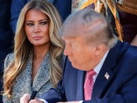 First lady Melania Trump watches as U.S. President Donald Trump signs an executive order in the Rose Garden of the White House on October 19, 2026 in Washington, DC. With the support and urging of the first lady, the executive order establishes the Women’s Health Division at the National Institutes of Health and a White House Women’s Health Task Force.