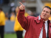 Dan Snyder at Redskins' stadium