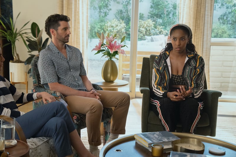 Michael Urie and Jessica Williams